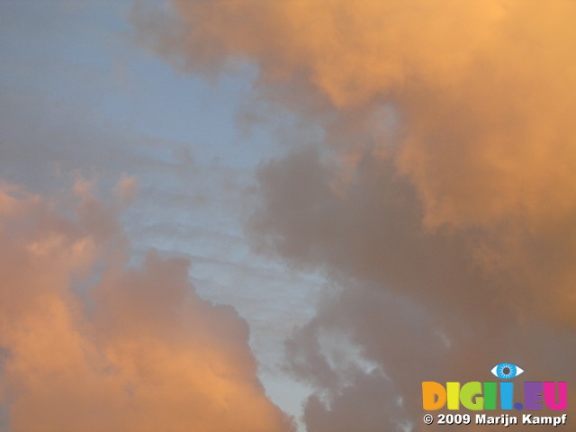 SX09891 Early morning clouds over Porthcawl